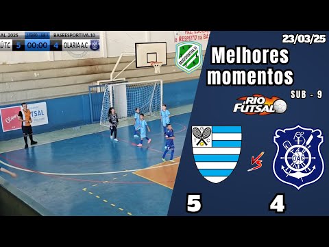 GRAJAÚ T.C  X OLARIA A.C  SUB - 9 MELHORES MOMENTOS  ( CAMPEONATO DA RIO FUTSAL  ) 23/03/25