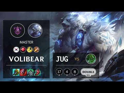 Volibear Jungle vs Zac - KR Master Patch 11.16