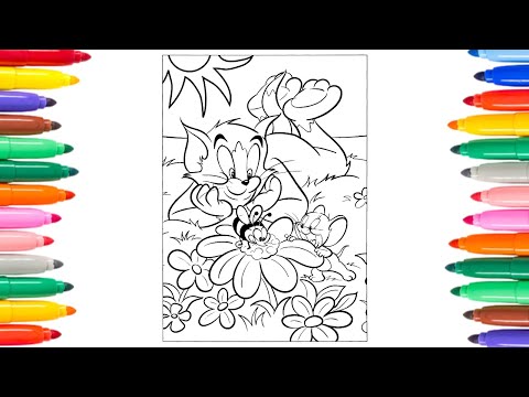 Coloring Tom & Jerry: Fun Coloring Adventures! / Coloring book by Tom & Jerry.