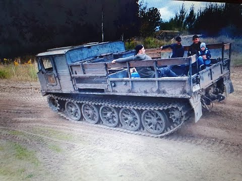 ATS-59 G Atillerieschlepper mitfahrt V12 Sound pur, ein Lärm!!! Finowfurt 2021