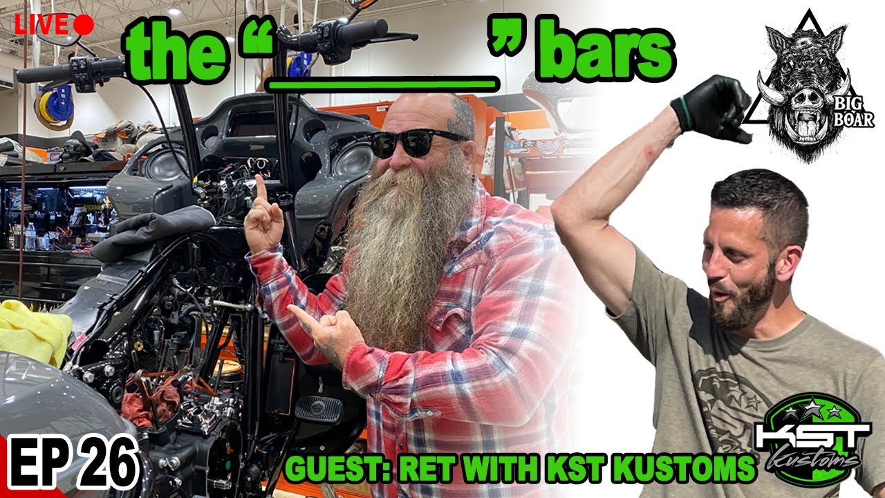 EP26 LIVEstream NEW unnamed bars KST Kustoms is joining us tonight for LIVE