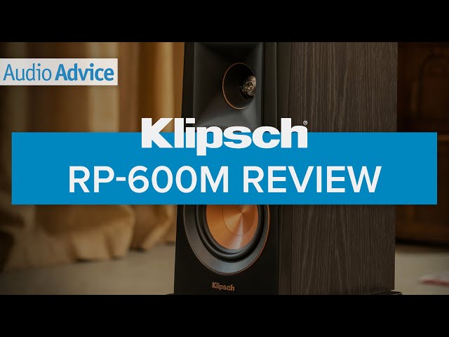 Video of Klipsch RP-600M Bookshelf Speakers - Pair