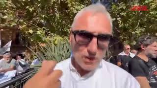 Caro carburanti, a Roma la protesta dei tassisti davanti al Mit