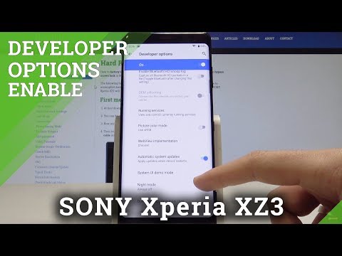 Cómo habilitar las opciones de desarrollador en SONY Xperia XZ3 - Permitir la depuración USB