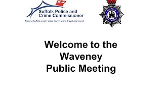 preview picture of video 'Suffolk PCC & Chief Constable Tour 2014 (Waveney) 22nd September'