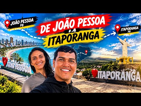 VIAGEM! DE JOÃO PESSOA A ITAPORANGA PB 🏍️🔥 Naldo Motovlog e Adriana Motovlog 