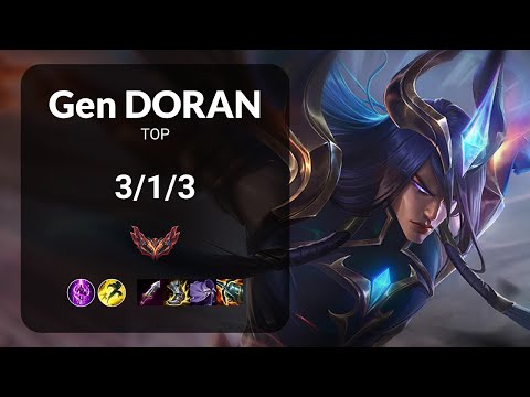 Gen Doran Yone vs Maokai TOP - KR GRANDMASTER Patch 13.21