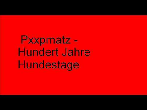 Pxxpmatz - Hundert Jahre Hundestage