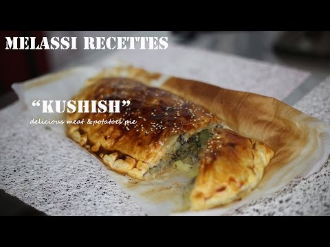 "Kushish" - tajik meat pie with potatoes // Melassi Recettes