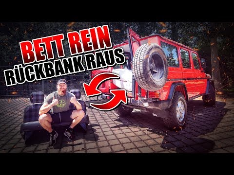 BED IN, BACK SEAT OUT - G-Class Conversion #002 | Fritz Meinecke