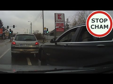 Kolejny pokaz chamstwa i agresji drogowej