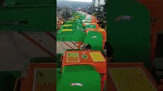 Animal silage horizontal type 3.5tph chaff cutter factory display