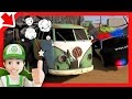 Police Car Chase And Thief In Car Police Cartoon For Children Kids Story Handy Andy And Monster Car