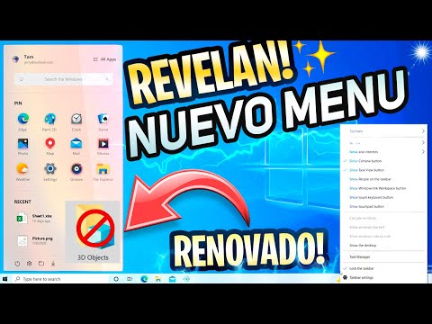 REVELAN⚡ NUEVO Menu RENOVADO de Windows 10 21H2 / Windows 10X SERA el NUEVO Windows!