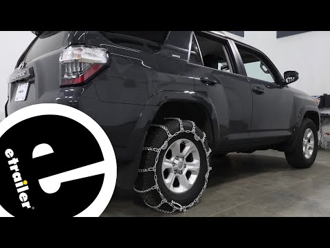 Installing the Titan Chain Snow Tire Chains with Cams and V Bar Links on a 2024 Toyota 4Runner