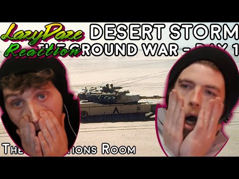 "WAIT, HOW MANY TANKS!!!" HISTORY ENTHUSIAST REACT:  DESERT STORM - THE GROUND WAR, DAY 1 🌐🚀🔥