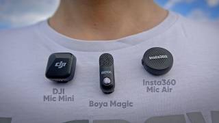 The Ultimate Creator Mic Comparison: DJI Mic Mini vs Insta360 Mic Air vs Boya Magic