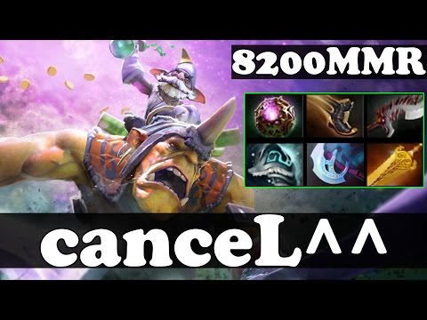 Dota 2 - canceL^^ 8200 MMR Plays Alchemist vol 2 - Ranked Match Gameplay