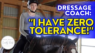 DRESSAGE COACH WON'T STAND FOR THIS ANYMORE! | VLOG