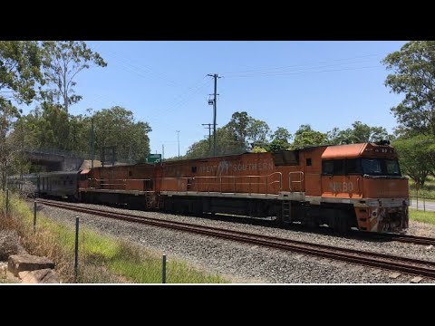 Journey Beyond Great Southern leads 2BT8 with NR30/NR31 South through Greenbank 26/1/26 week 8