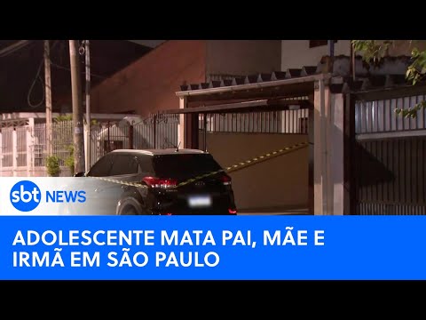 Adolescente mata a tiros o pai, mãe e irmã na capital paulista