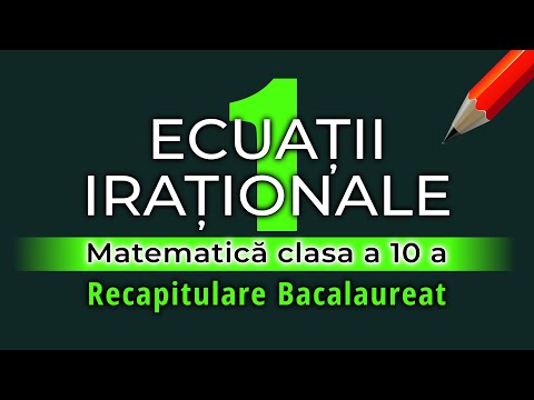 ECUATII IRATIONALE 1