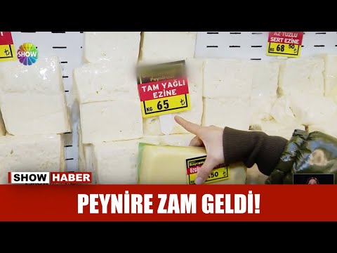 Peynire zam geldi!