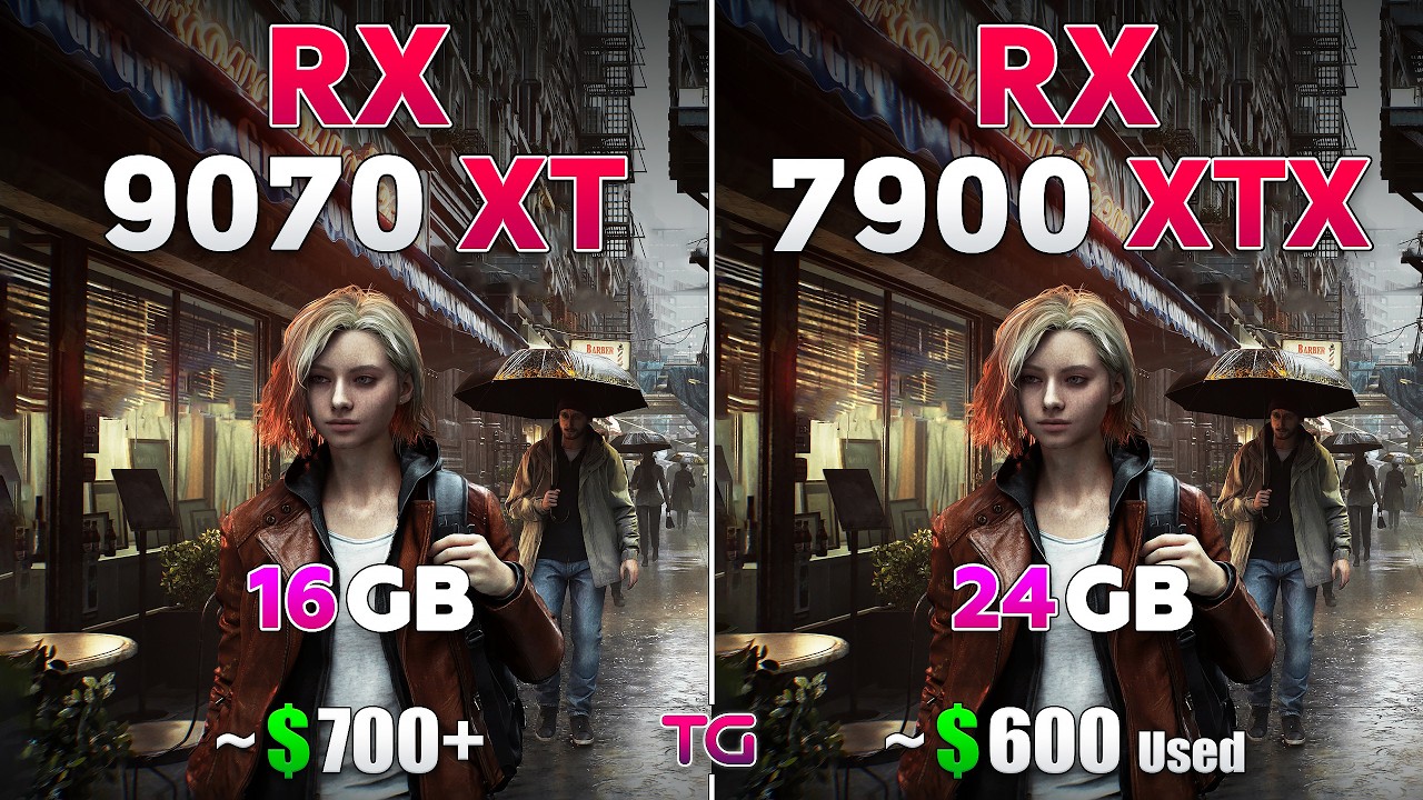 RX 7900 XTX vs RX 9070 XT - Comparison with New Drivers