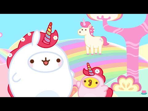 Molang and Piu Piu in UNICORN'S LAND 🦄😍 | Funny Compilation For kids