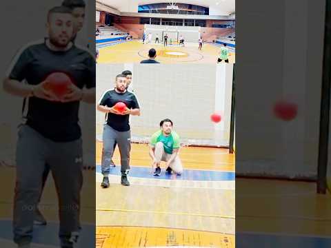 He Was Just Trying to Tie His Shoe 😂 #dodgeball #highlights #sports #ohmyjoshh9 - 913