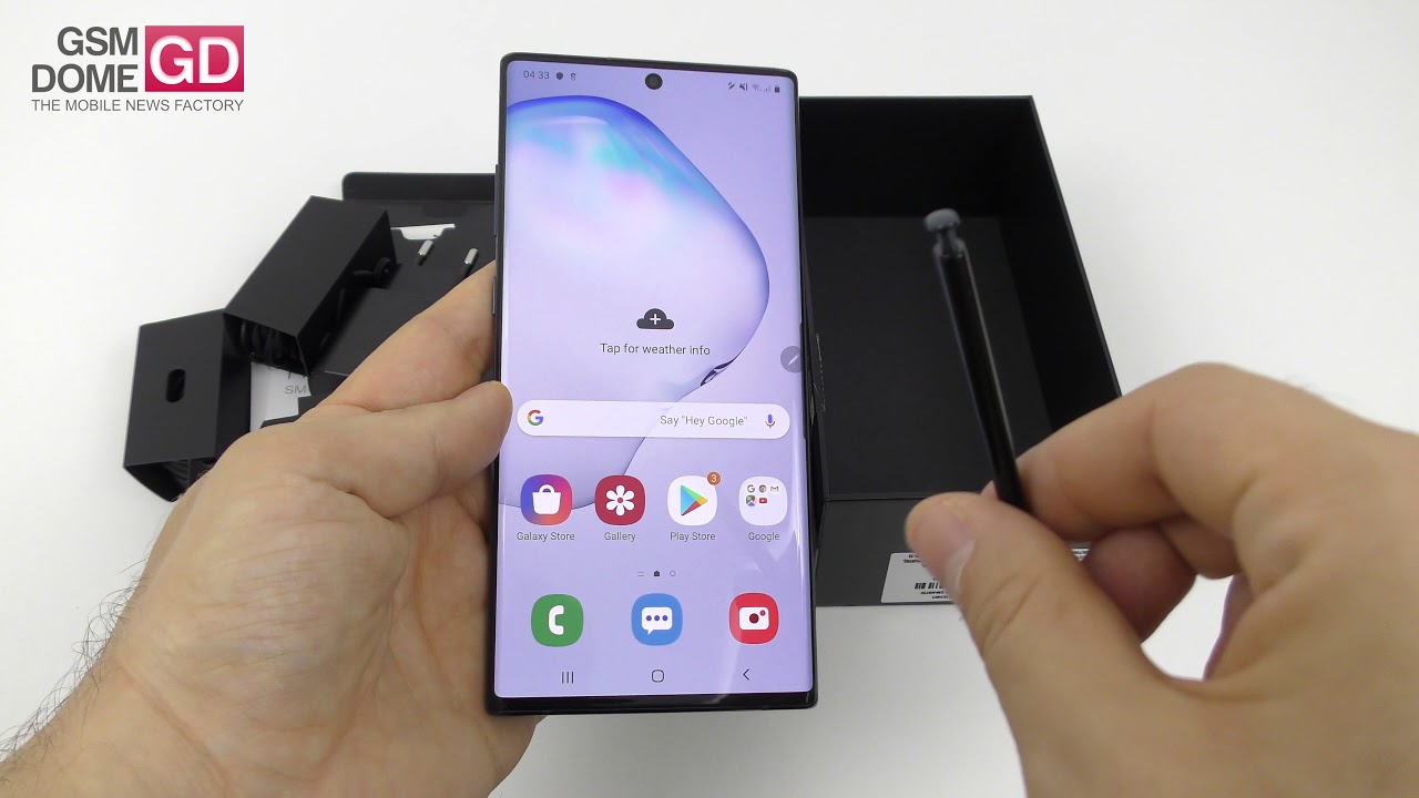 Samsung Galaxy NOTE 10+ Unboxing (short review)