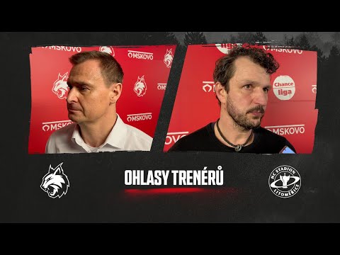Pozápasové ohlasy trenérů HC Frýdek-Místek a HC Stadion Litoměřice