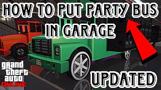 HOW TO PUT PARTY BUS IN GARAGE + CUSTOM PARTY BUS! GTA 5 ONLINE *2023* (SOLO)