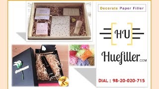 Paper Filler | Gift Filler Paper | Decorate Gift Box | Huefiller - YouTube