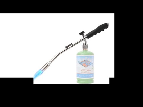 Flame King YSNAX1-108 Propane Gas Torch 20,000 BTU w/Self Igniter for Charcoal Fire Starter, Black/