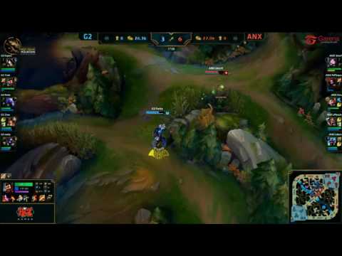 LOL S6WC W2D1 ANX PvPstejos AMAZING juke feat.G2 Perkz