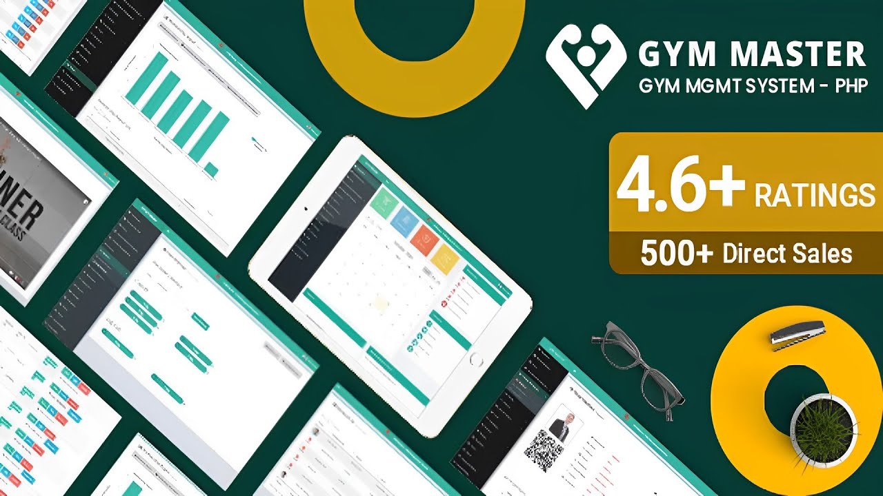 Gym Master – Gym Management System PHP Script