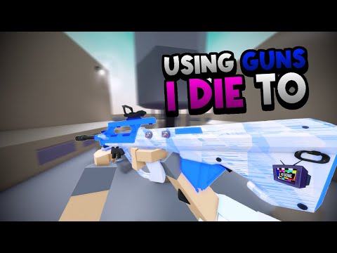 Using guns I die to (Roblox Bad Business)