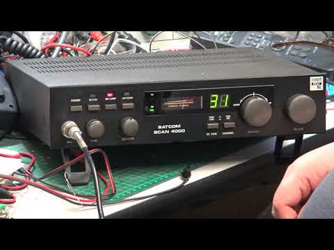 Satcom Scan 4000 UK PR27GB CB radio (Base station) -- On The Air Test