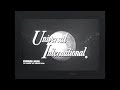 Extremely Old Universal International Logo In Black And White Audio Descriptive