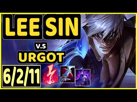 LEE SIN vs URGOT - 6/2/11 KDA JUNGLE CHALLENGER GAMEPLAY - NA