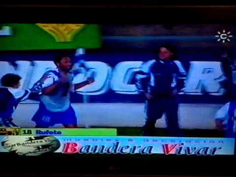 malaga cf merida gol de rufete 3-3