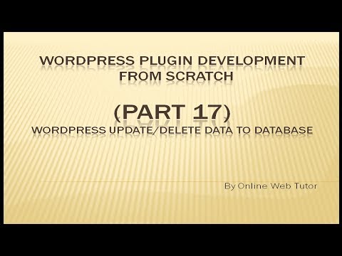 Wordpress Plugin Development tutorial from scratch Part 4 Wordpress Submenus of Plugin Menu
