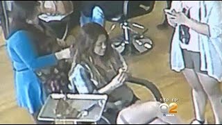 Caught on Camera: Woman Walks Out Of Burbank Salon After Getting $900 Worth Of Treatments