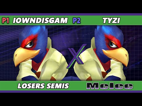 S@X 513 Losers Semis - Iowndisgam (Falco) Vs. TyZi (Falco) Smash Melee - SSBM