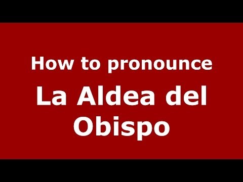 How to pronounce The Bishop's Village - PronounceNames.com