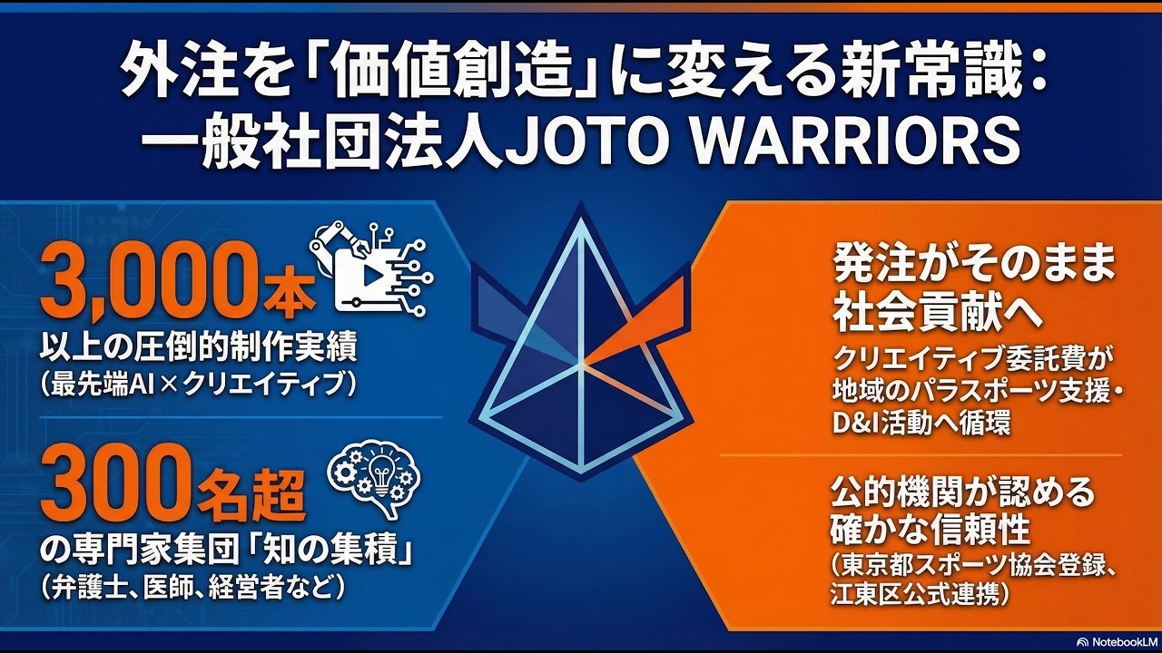 城東ウォリアーズ企業向け動画：AI動画制作×リアルなCSR活動