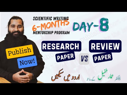 Scientific Writing Complete course Six months of Scientific Writing Mentorship Program in Urdu