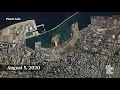 Satellite images show scale of Beirut blast thumbnail 1
