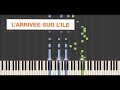 Yann Tiersen - L'Arrivée sur l'île (Synthesia Tutorial)